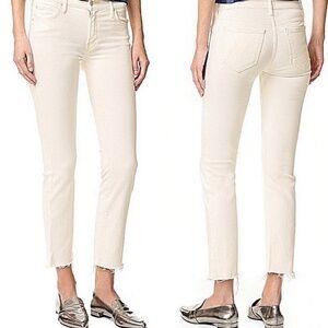 Mother - The Rascal Ankle Snippet in Whipping the Cream